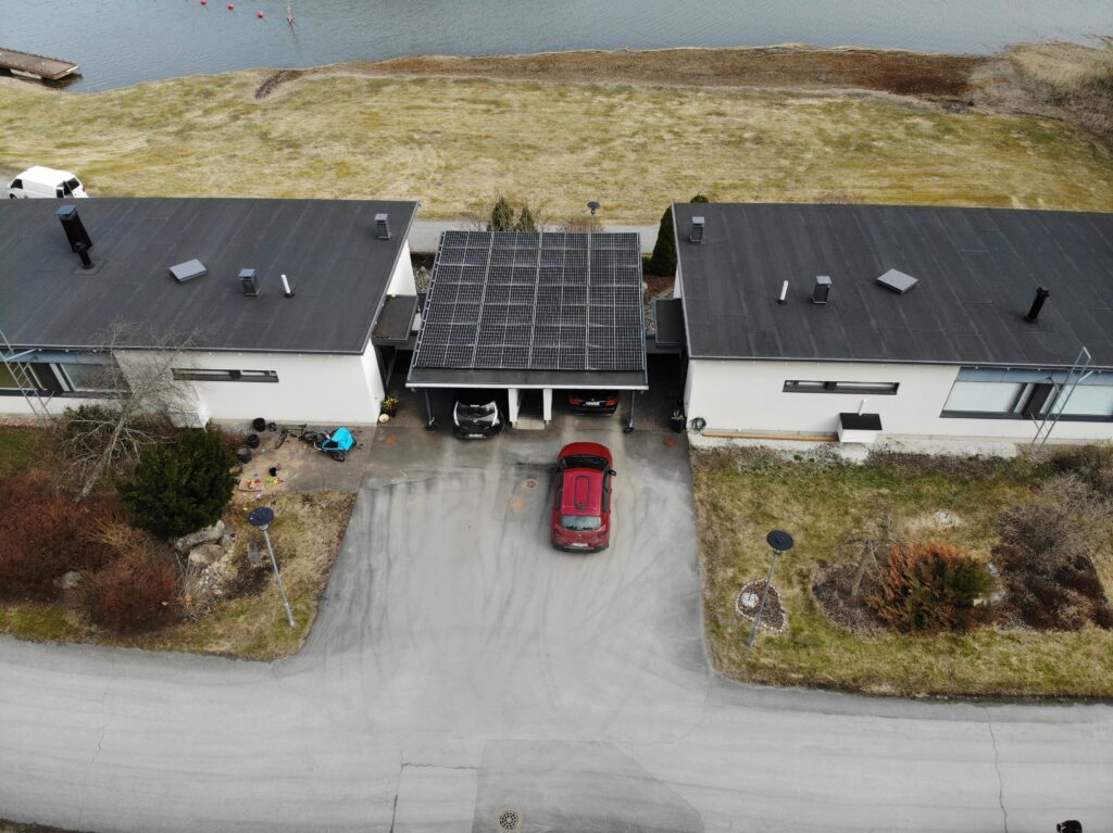 aurinkopaneelit katolla säästävät sähkölaskua